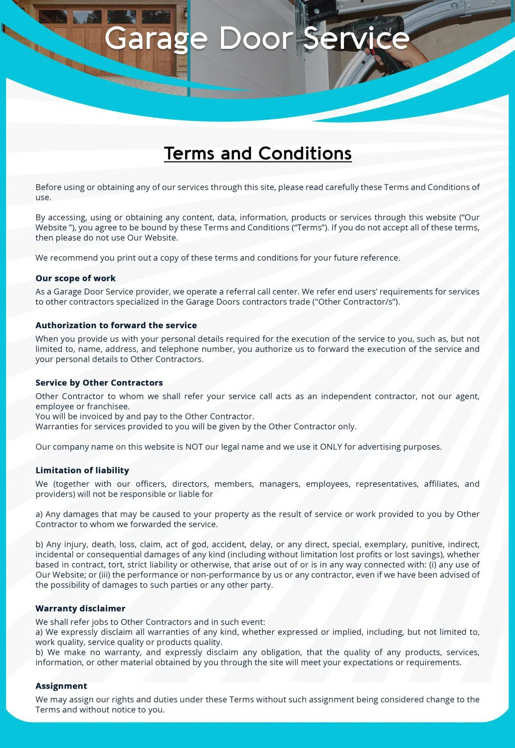 Capitol Garage Door Service Philadelphia, PA 215-353-5098 - terms-gr-10m